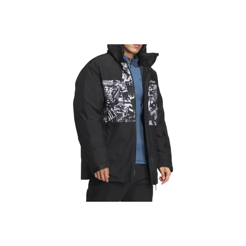 Adidas Down Jackets Men's Black-4