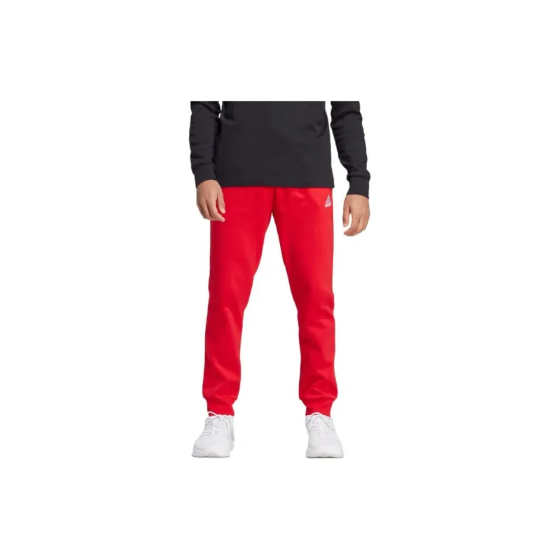 Adidas Essentials Fleece Regular Tapered Joggers Casual Pants Men's Scarlet-1