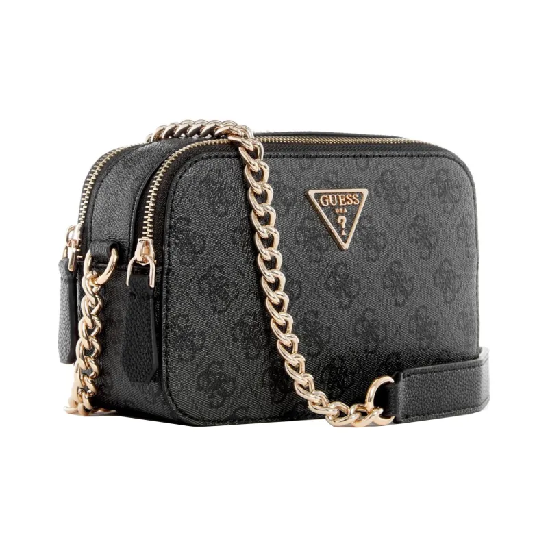 GUESS Artificial Leather Camera Bag Shoulder Bag Crossbody Bag Women's Black-1