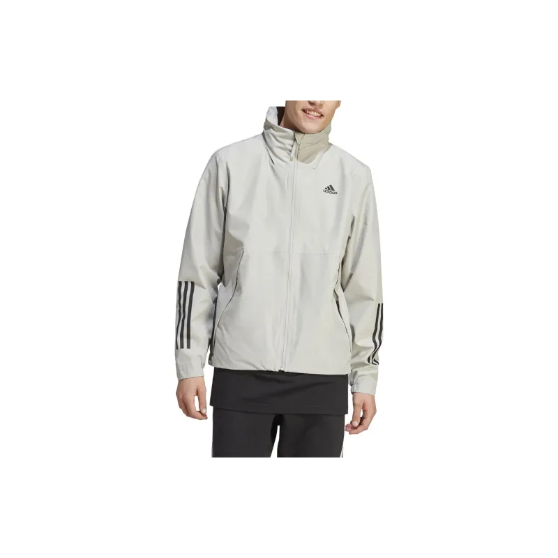 Adidas Jackets Men Metallic Gray-2