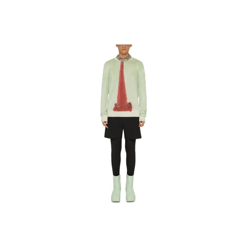Givenchy Josh Smith Collaboration Collection SS22 Knitwear Men's Green-1