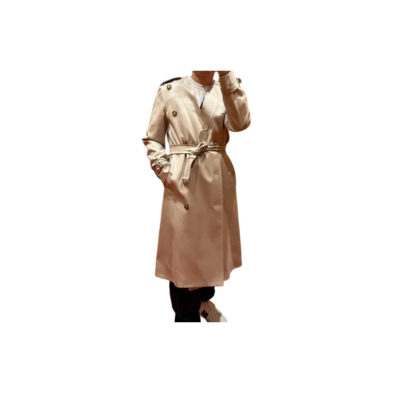 Burberry Trench Coat Men's Beige-1
