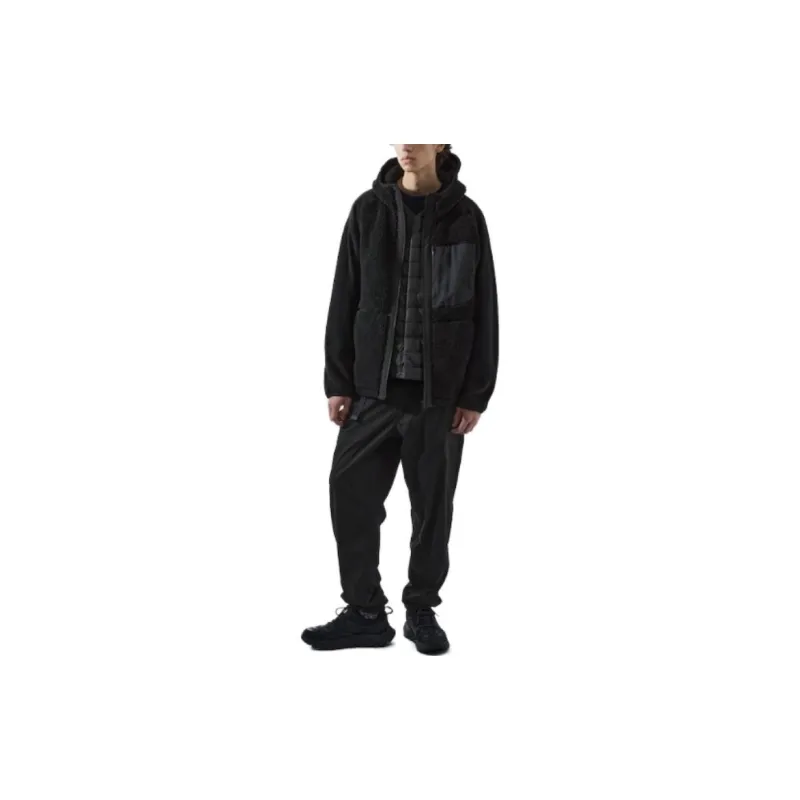 White Mountaineering X UNIQLO White Mountaineering Co titled Series Sweatshirts Unisex Black-3