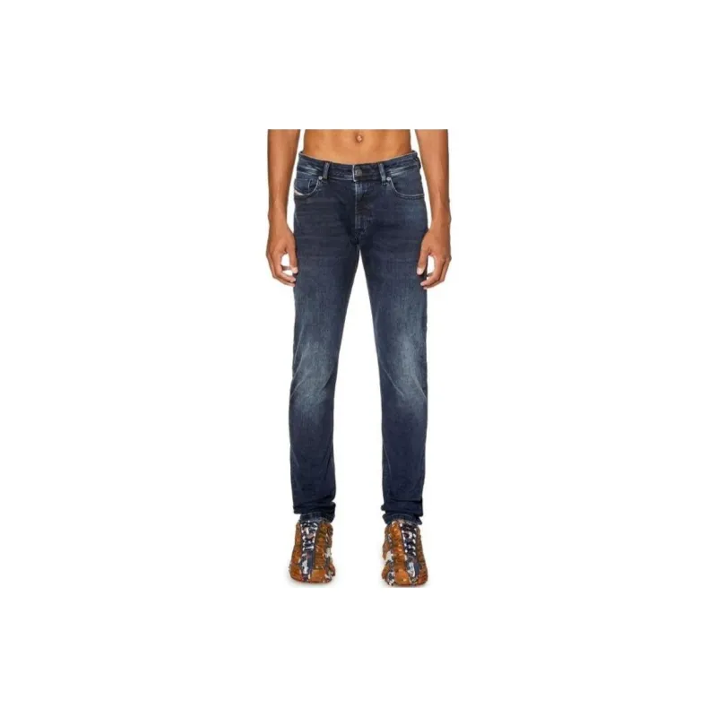 DIESEL Logo Patch Slim Jeans-1