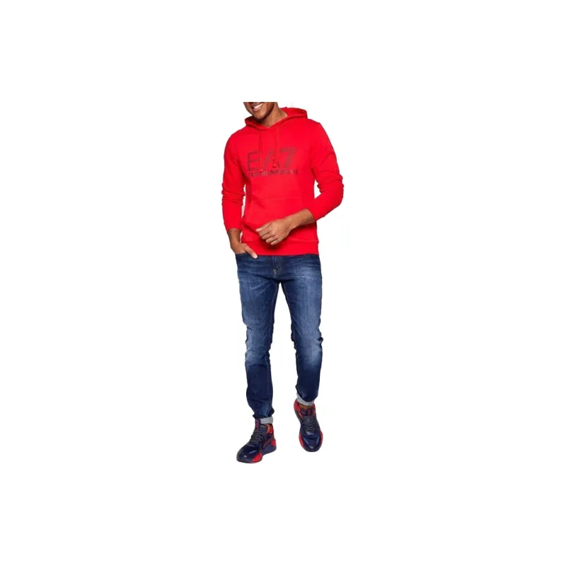 EMPORIO ARMANI EA7 Sweatshirt Men's Red-2