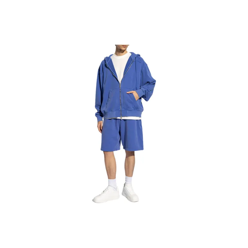 Burberry Ekd Patch Zip Up Drawstring Hoodie-1