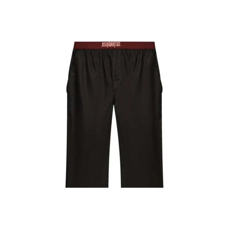 DSQUARED 2 Logo Embroidered Pajama Bottoms-5