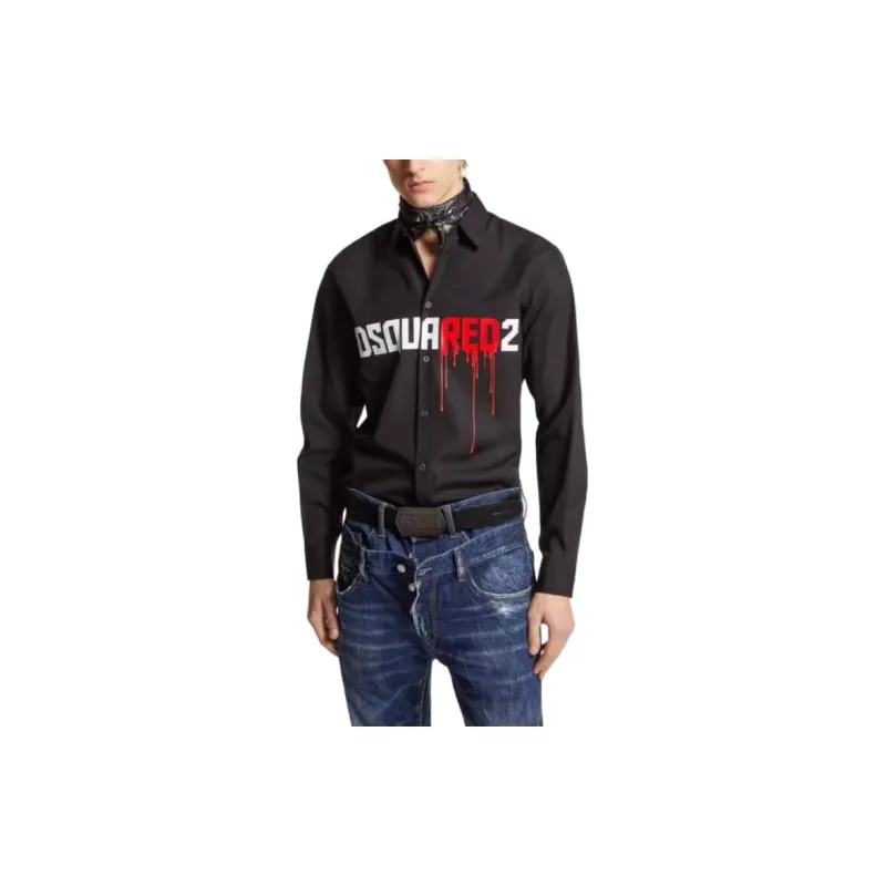 DSQUARED 2 Horror Logo Shirt-2