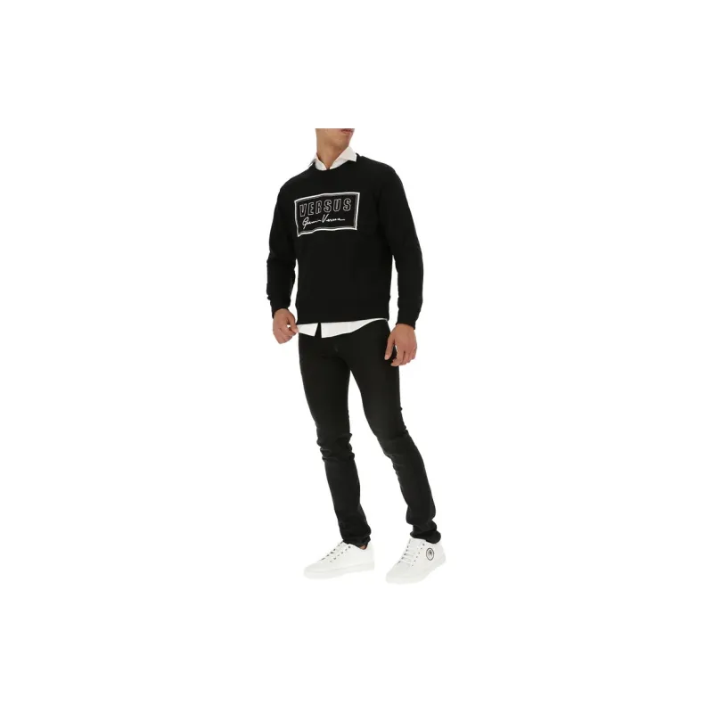 VERSUS Sweatshirts Men Black-4