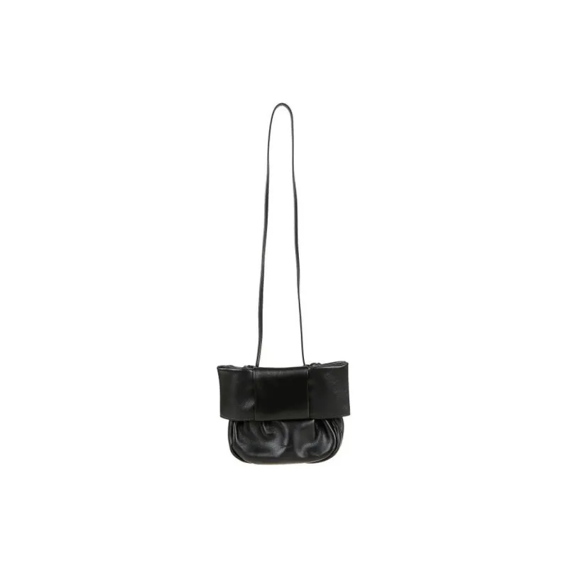 JIL SANDER Logo Embossed Shoulder Bag-1