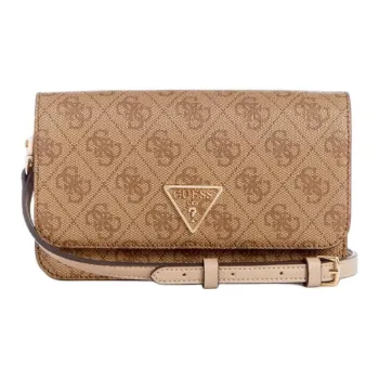 GUESS Artificial Leather Shoulder Bag Crossbody Bag Wallet Women's Brown