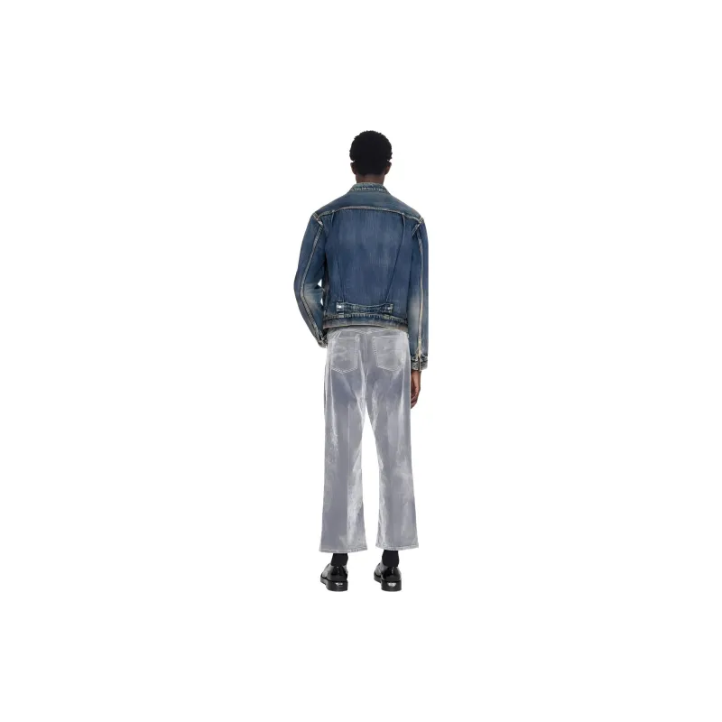 DIOR FW22 Denim Jacket Men's Blue-2
