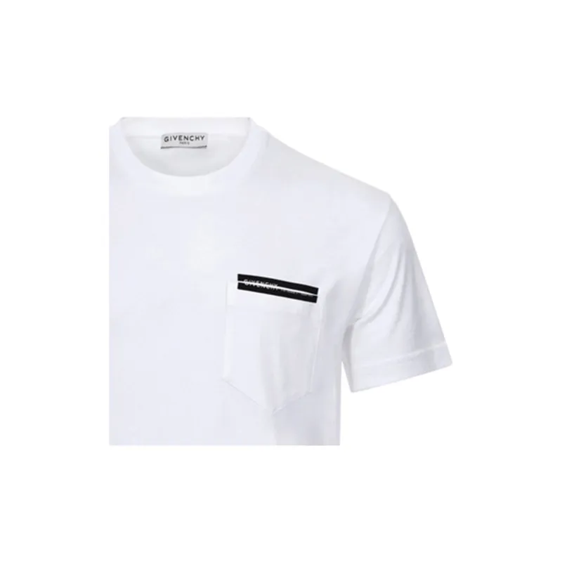 Givenchy T Shirts Men White-4
