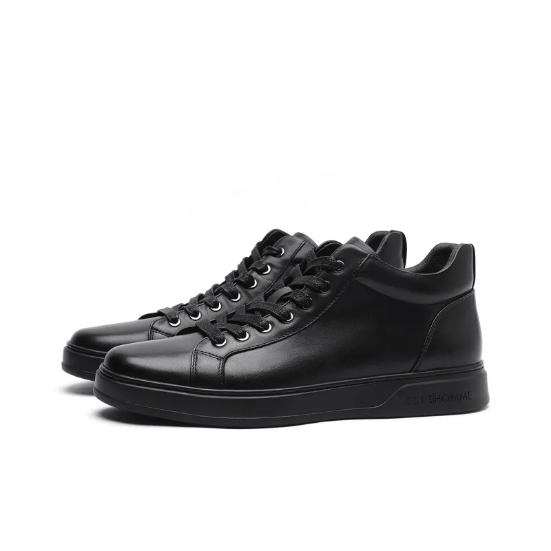 ELLE HOMME Stylish Skateboarding Shoes Men's Black-1