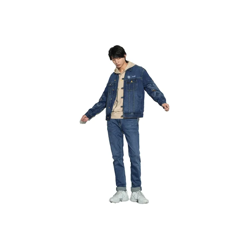 Lee FW22 Denim Jacket Men's Dark Blue-2
