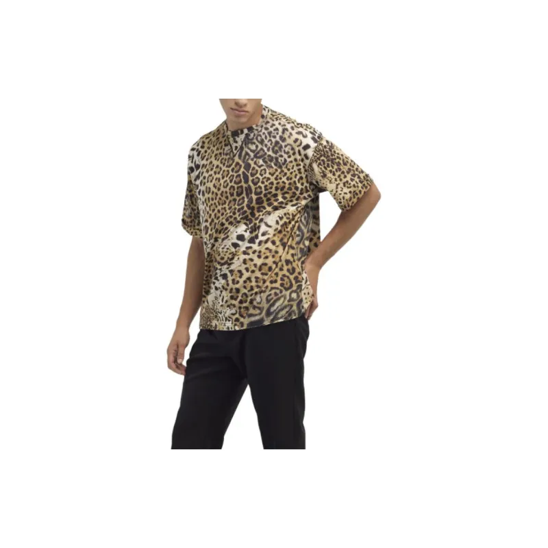 Roberto Cavalli Leopard-print Cotton Dress-4