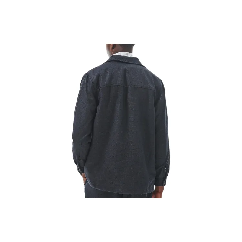 BARBOUR Barbour Stonefort Regular Fit Overshirt Shirt Men's Charcoal-3