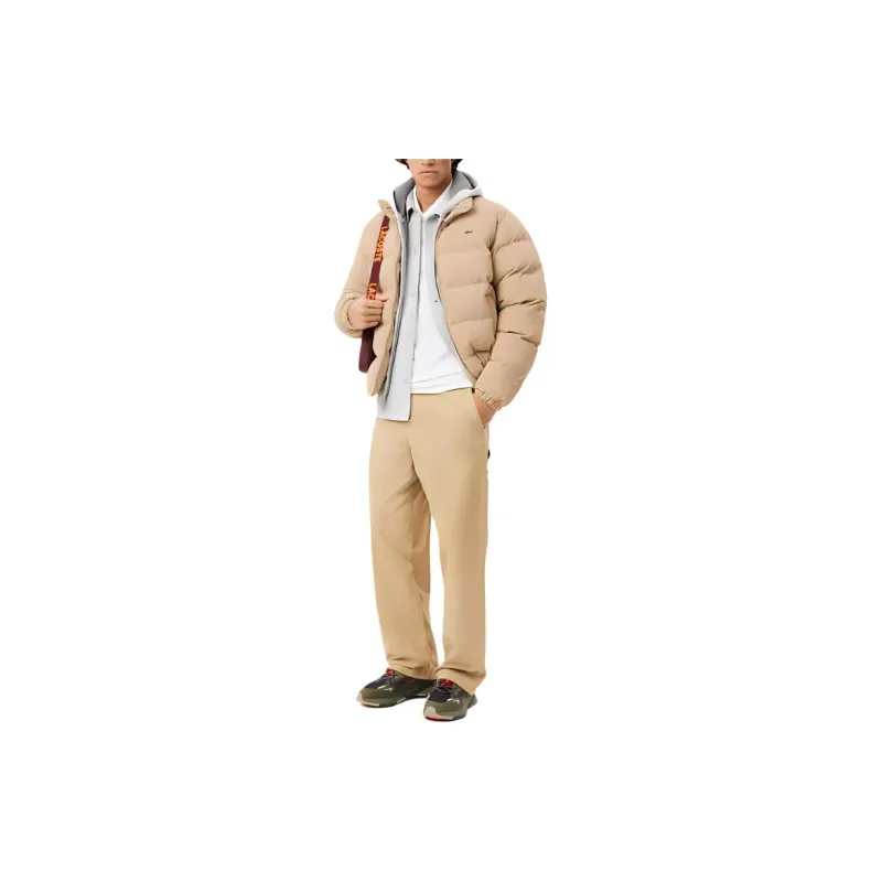 LACOSTE Corduroy Puffer Jacket-1