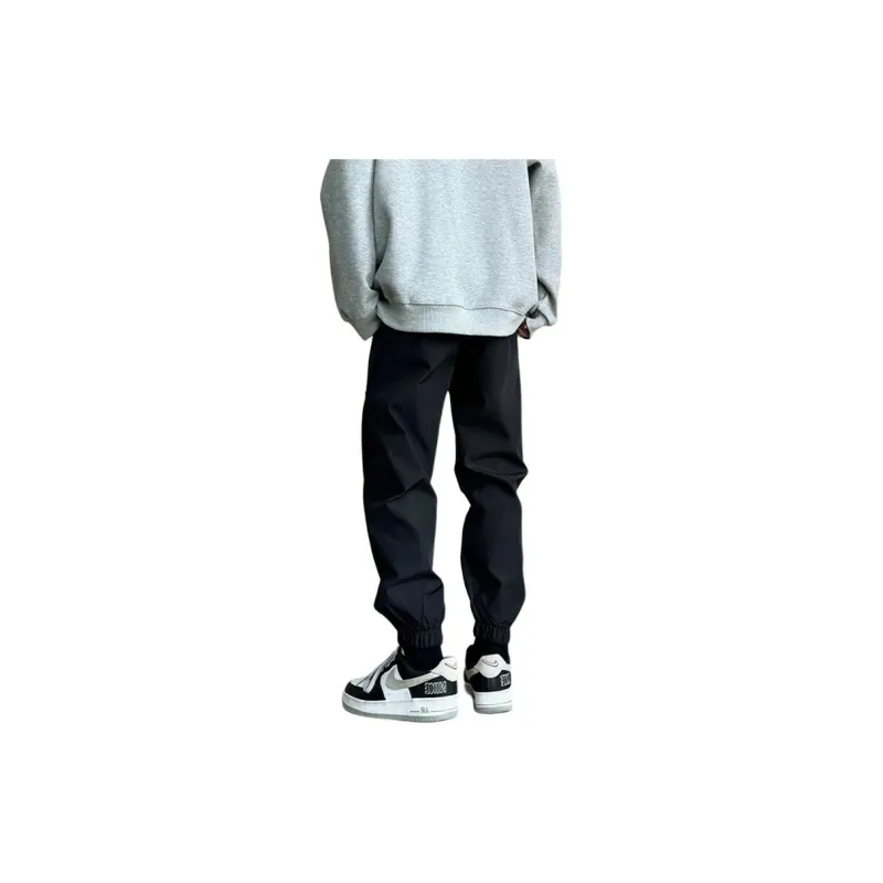 Tonlion Casual Pants Unisex Black-1