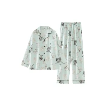 Maultiay Pajama Set Women's Light Green