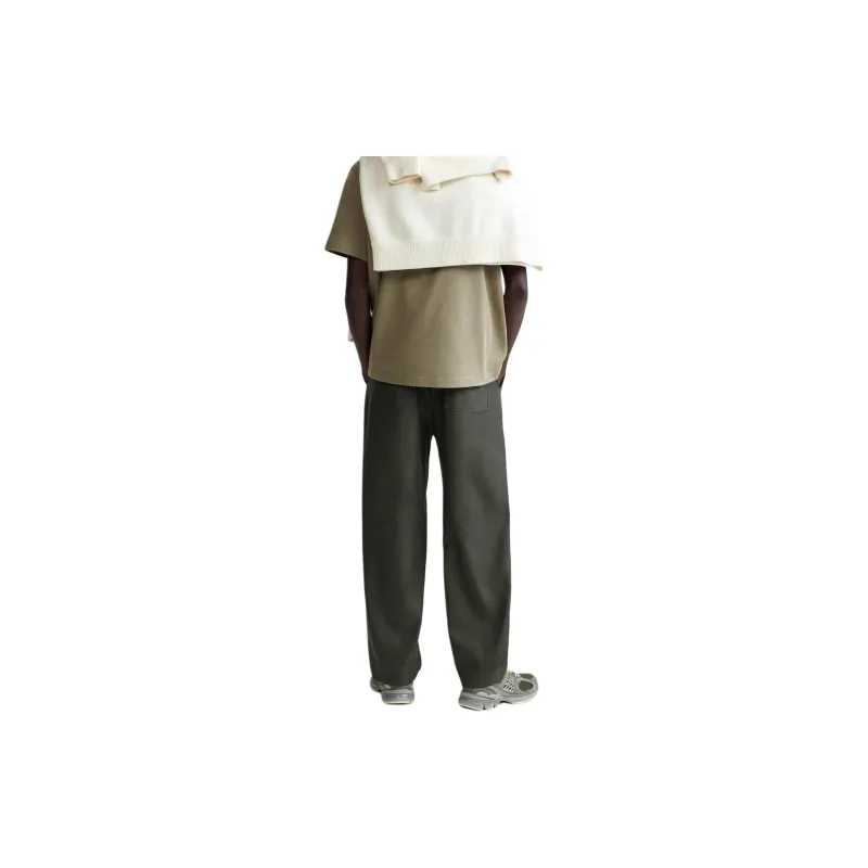 ZARA Casual Pants Men's Brown/Green-3