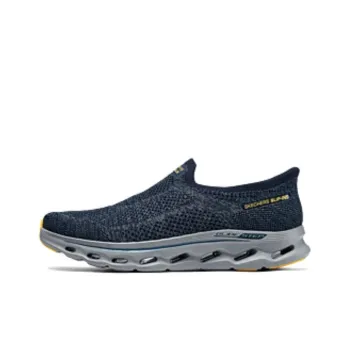 Skechers MEN'S GO WALK Wear Resistant Low Top Casual Shoes Men's Blue