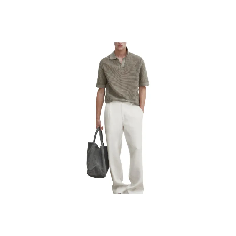 Massimo Dutti Polo Shirt Men's Dark Gray-2