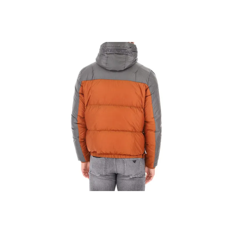 EMPORIO ARMANI Winter Down Jacket Unisex Orange-2