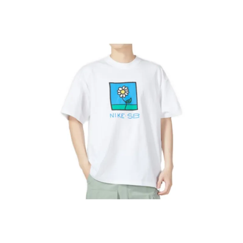 Nike T Shirts Men White-2