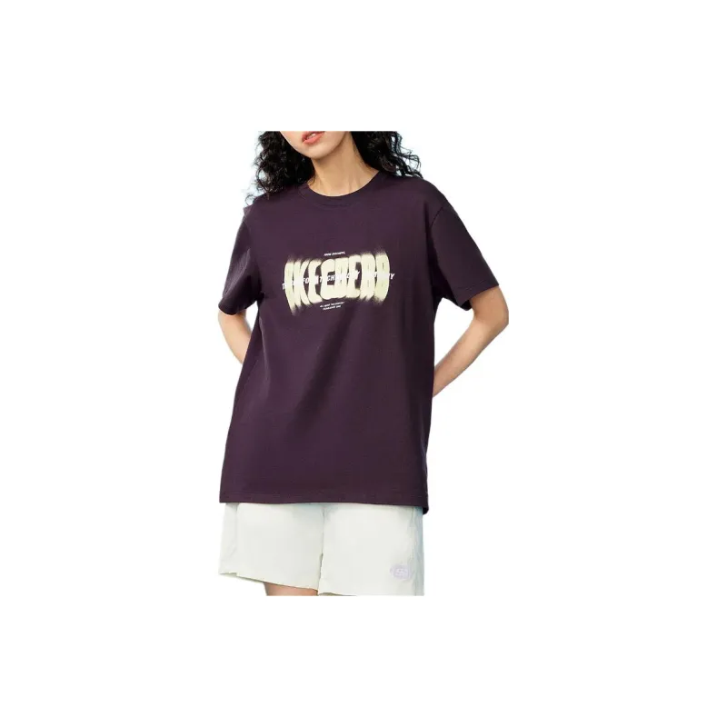 Skechers T Shirt Unisex Plum Purple Red-1