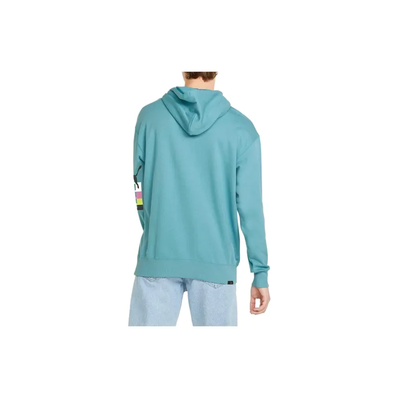 PUMA Sweatshirts Men Green-4