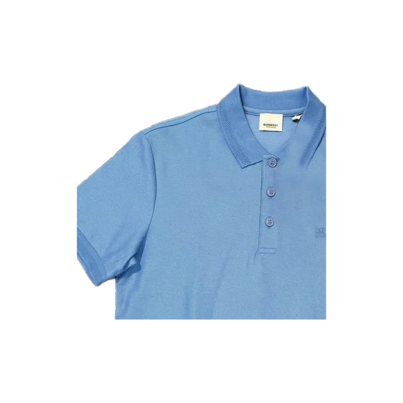 Burberry Polo Shirts Men Blue-5