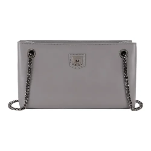 Elisabetta Franchi Polyester With Polyurethane Crossbody Bag, Shoulder Bag Women's Gray