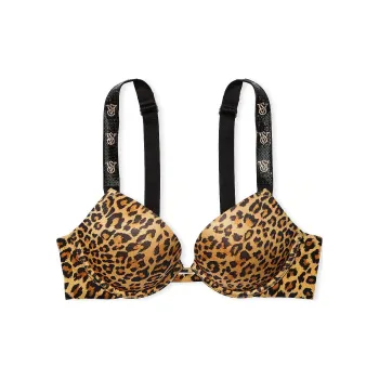 Victoria's Secret Very Sexy Rose Lace Push Up Bra / Leopard Bra Women's Leopard Print