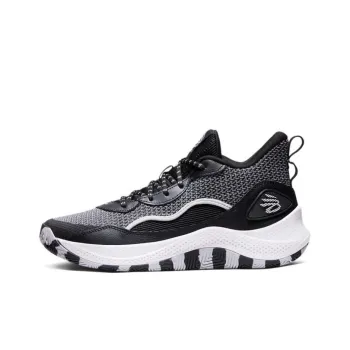 Under Armour Anti Slip Wear Resistant Low Top Basketball Shoes Unisex Black