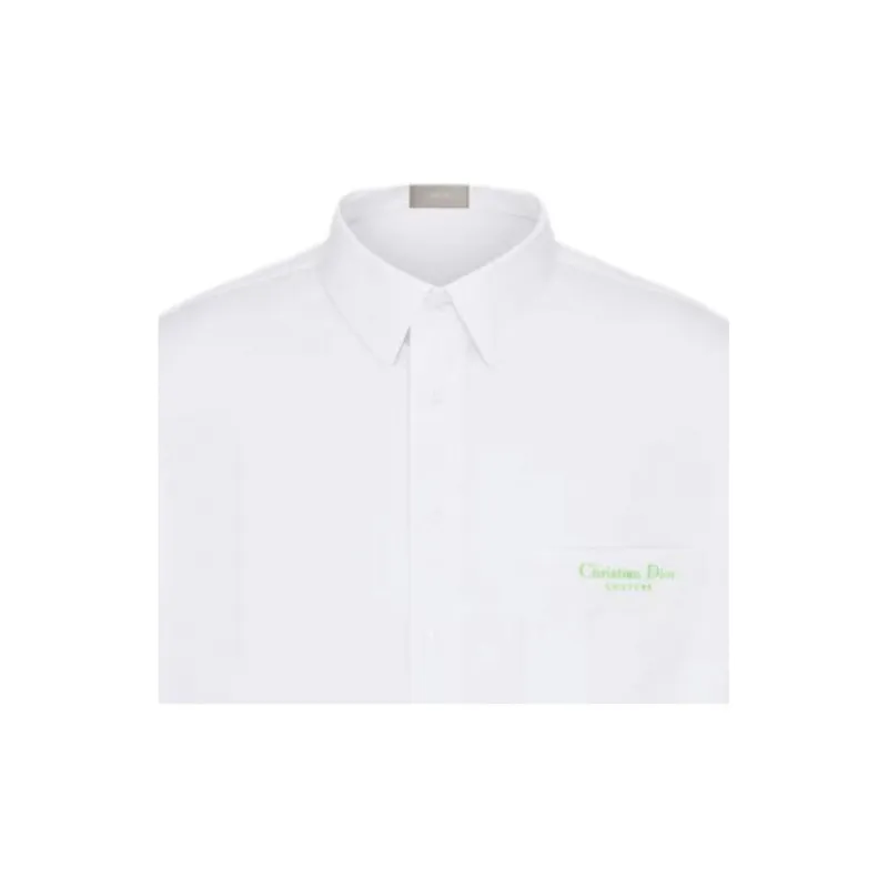 DIOR Buttoned Long Sleeved Poplin Shirt-2