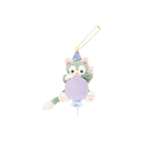 Disney Gelatoni 40th Anniversary Balloon Party Seated Position Green Dolls Plush Pendant 13cm High Tokyo Disney
