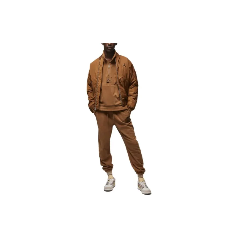 Jordan Knitted Sweatpants Men Tan-2