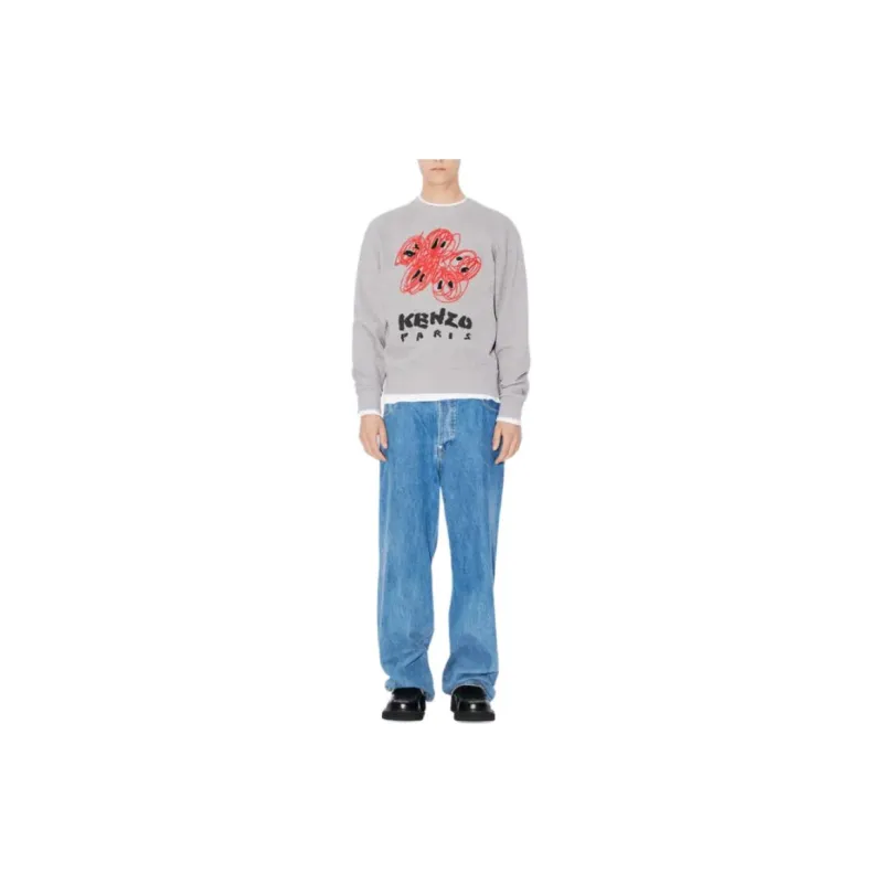 KENZO Varsity Drawn Crewneck Sweatshirt-2