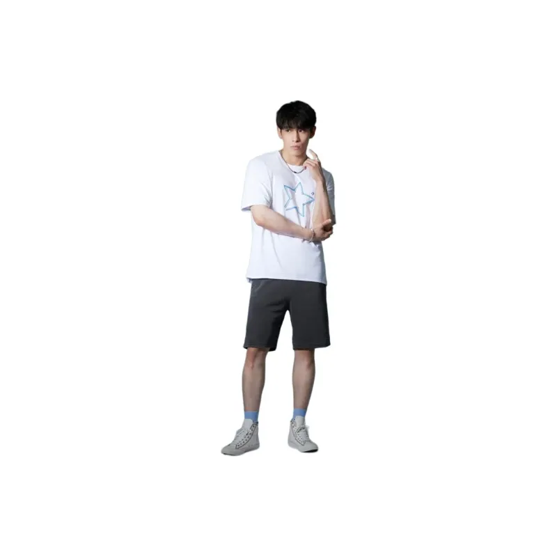 Converse SS23 Set in Sleeve T Shirt Unisex White-6