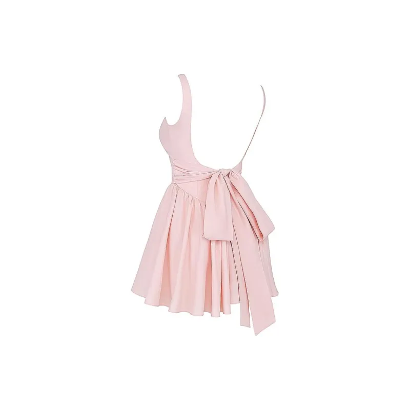 HOUSE OF CB Florianne Slip Dresses Women's SOFT PEACH/Honey Peach Color-14