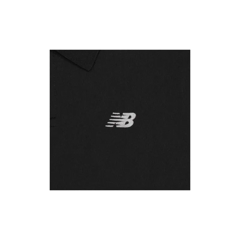 New Balance Polo Shirt Men's Black-3