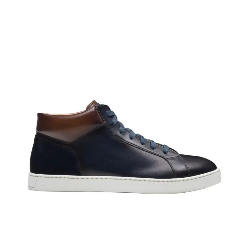 Magnanni Costa Mid Low-Top Skateboard Shoes Men's Blue-1