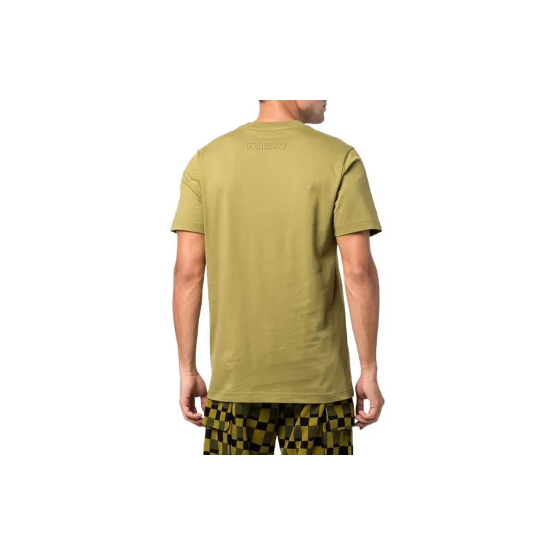 MARNI T-Shirts Men Green-2