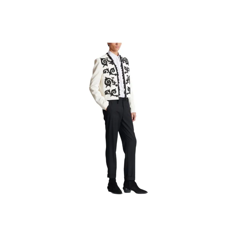 BALMAIN FW23 Jackets Coats Men's White-4