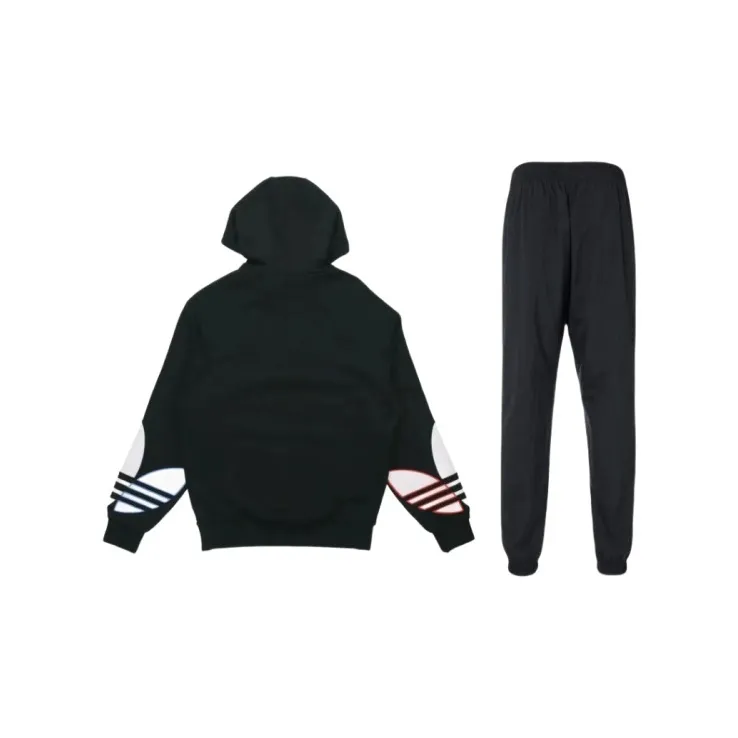 Adidas Originals Clover Series Sweatshirt Set Men's Black-1