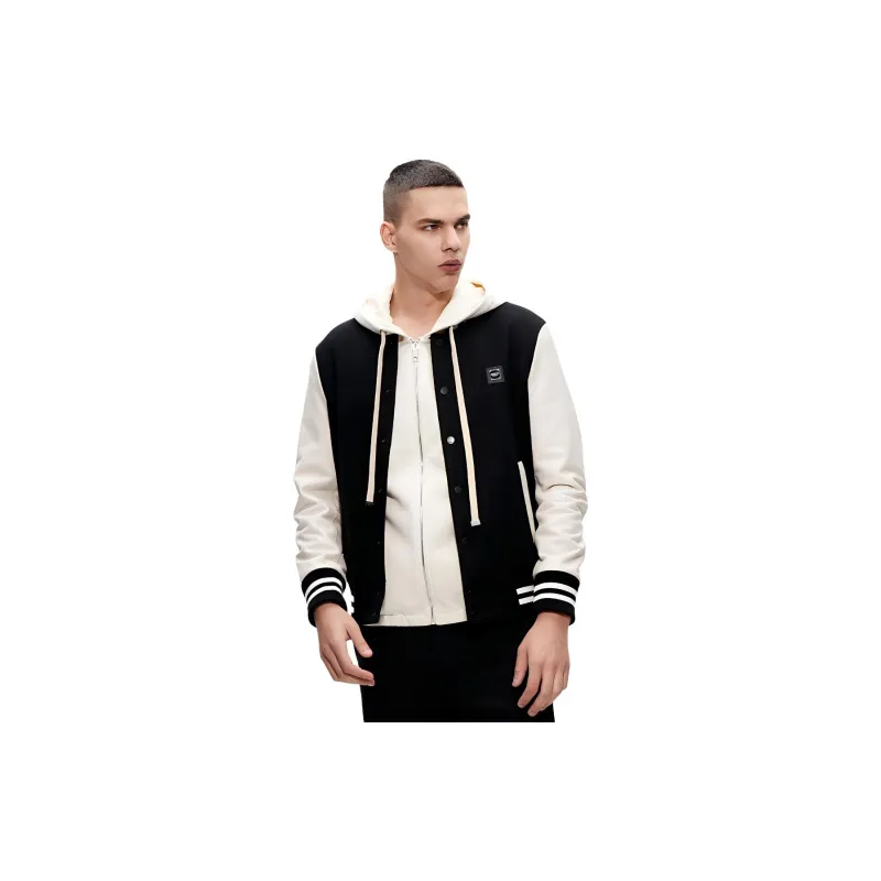 DANIEL HECHTER Baseball Jacket Men's Black-1