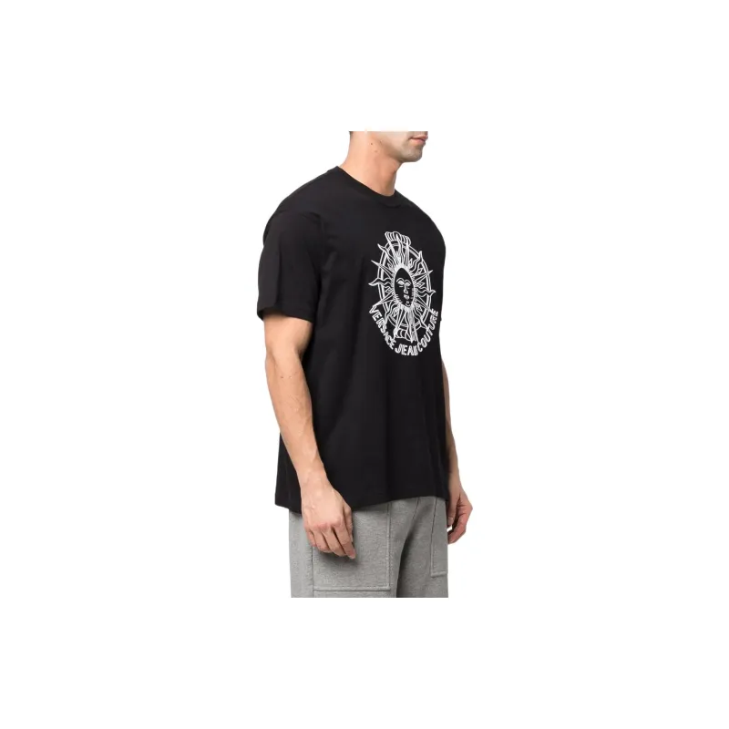 VERSACE JEANS COUTURE T Shirts Men Black-3