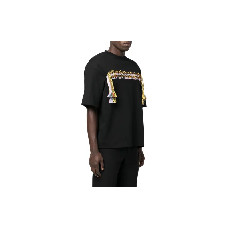 Lanvin Crazy Curb Lace Logo T-shirt-3