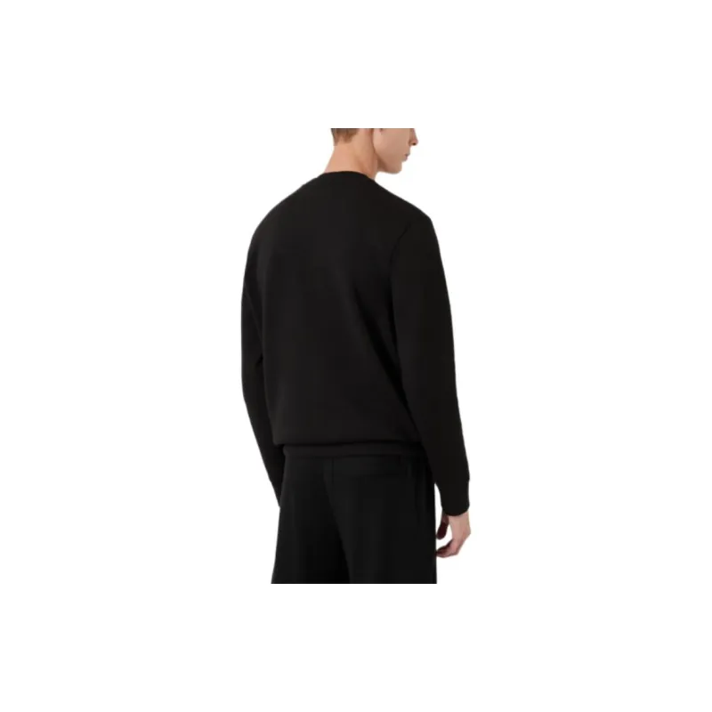 EMPORIO ARMANI Logo patch Crew neck Sweatshirt-4